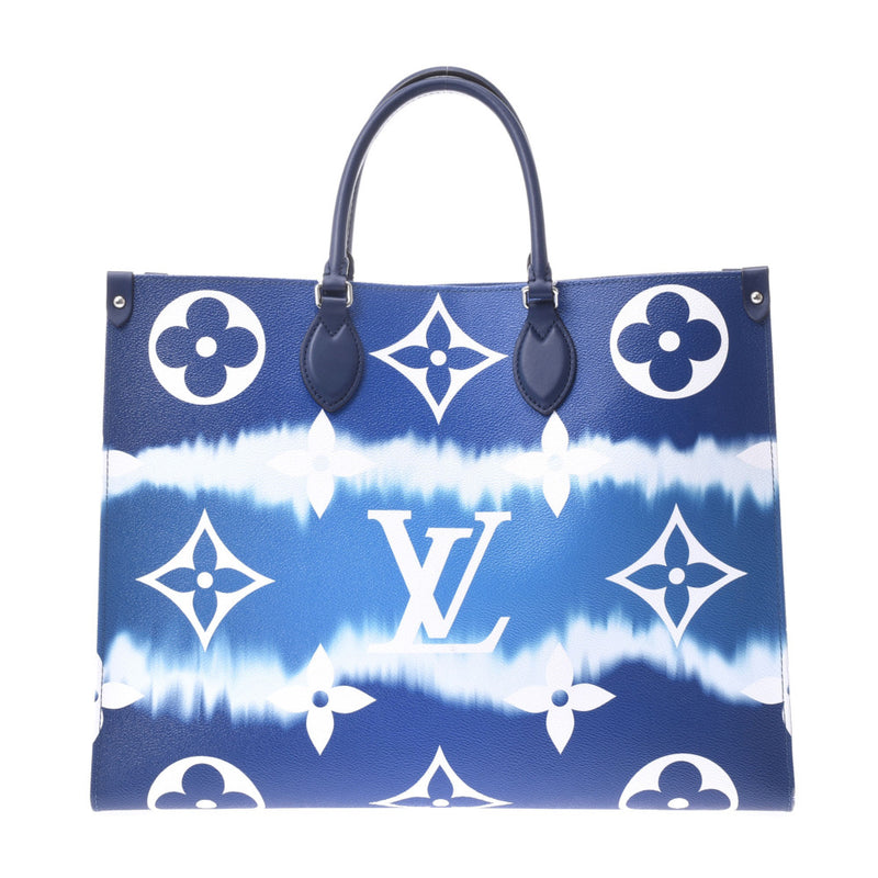 Louis Vuitton LV Euscal, GM, GM, GM blue, Canvas, canvas 2WAY bag