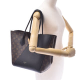 LOUIS VUITTON Monogram Kimono MM Noir M40460 Ladies Monogram Canvas Leather Tote Bag A Rank Used Ginzo