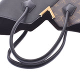 LOUIS VUITTON Monogram Kimono MM Noir M40460 Ladies Monogram Canvas Leather Tote Bag A Rank Used Ginzo