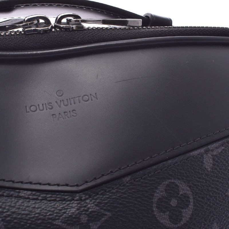 LOUIS VUITTON Louis Vuitton Monogram Eclipse Bumback Black/Grey M42906 Men's Monogram Eclipse Canvas Body Bag A Rank Used Ginzo