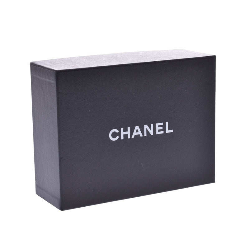 Chanel Mini MAKEUP POUCH black gold hardware Unisex caviar skin pouch ab