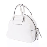 Jimmy Choo Jimmy Choo Velen boowing / 2WAY bag white silver metallic ladies calf handbag a