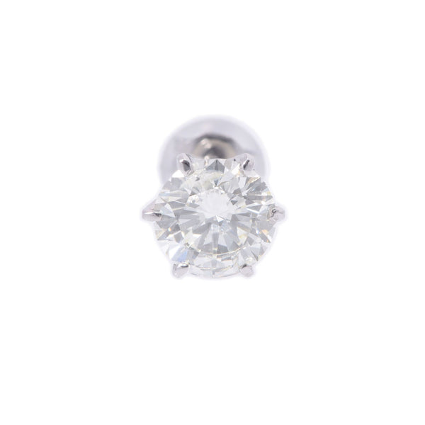 Half earring Diamond Earrings 1.008ct l-i-vg Unisex Pt 900 platinum earrings