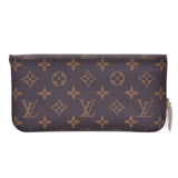 LOUIS VUITTON Louisviton, Port-forie, Ansolitte, Evoire M66563, canvas length, wallet, wallet, B, Class used, used silver.