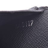 LOUIS VUITTON Monogram Eclipse Portofeuil Brother Black / Gray M61697 Men's Monogram Eclipse Canvas Long Wallet A Rank Used Ginzo