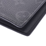 LOUIS VUITTON Monogram Eclipse Portofeuil Brother Black / Gray M61697 Men's Monogram Eclipse Canvas Long Wallet A Rank Used Ginzo