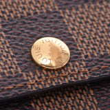 路易威登路易威登达米尔绘制硬币钱包棕色n62925中性达米尔帆布硬币案例a级使用银