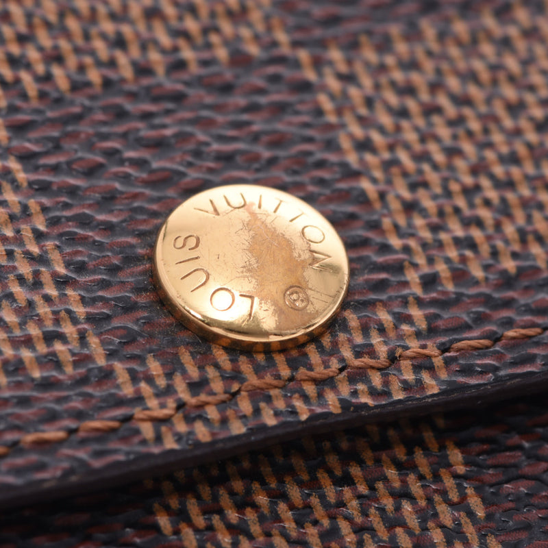 LOUIS VUITTON Louis Vuitton Damier Radrow coin purse Brown N62925 Unisex Damier canvas coin case A rank used Ginzo