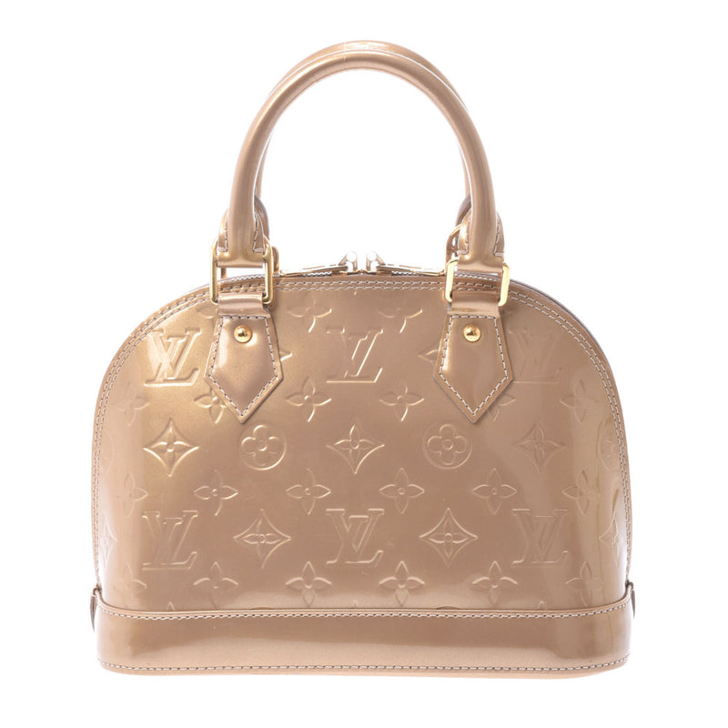 ルイヴィトンアルマBB 2WAYバッグ 14125 ベージュプードル レディース モノグラムヴェルニ ハンドバッグ M91752 LOUIS  VUITTON 中古 – 銀蔵オンライン