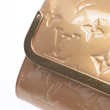 路易威登路易威登Verni罗斯莫尔毫米离合器袋米色贵宾犬m91757妇女的会标Verni肩包b等级使用银股票