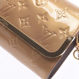 路易威登路易威登Verni罗斯莫尔毫米离合器袋米色贵宾犬m91757妇女的会标Verni肩包b等级使用银股票