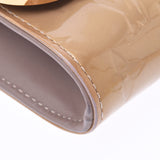 路易威登路易威登Verni罗斯莫尔毫米离合器袋米色贵宾犬m91757妇女的会标Verni肩包b等级使用银股票