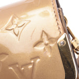 路易威登路易威登Verni罗斯莫尔毫米离合器袋米色贵宾犬m91757妇女的会标Verni肩包b等级使用银股票