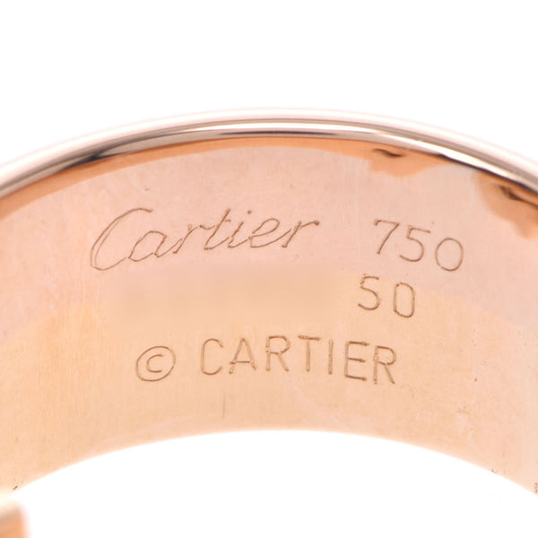 Cartier Cartier 2c Ring Three Color # 50 10.5 Women's K18 YG / WG / PG / Diamond Ring / Ring A-Rank Used Silgrin