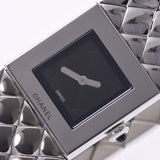 CHANEL Chanel matelasse Lady's SS watch quartz lindera board A rank used silver storehouse