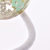 CHANEL シャネル ヘアゴム ヘアアクセサリー 2016年モデル クリア/グリーン系 レディース Bランク 中古 銀蔵