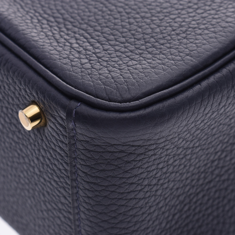 エルメスリンディ ミニ ブルーニュイ ゴールド金具 Y刻印(2020 エルメスリンディ ミニ ブルーニュイ ゴールド金具 Y刻印(2020