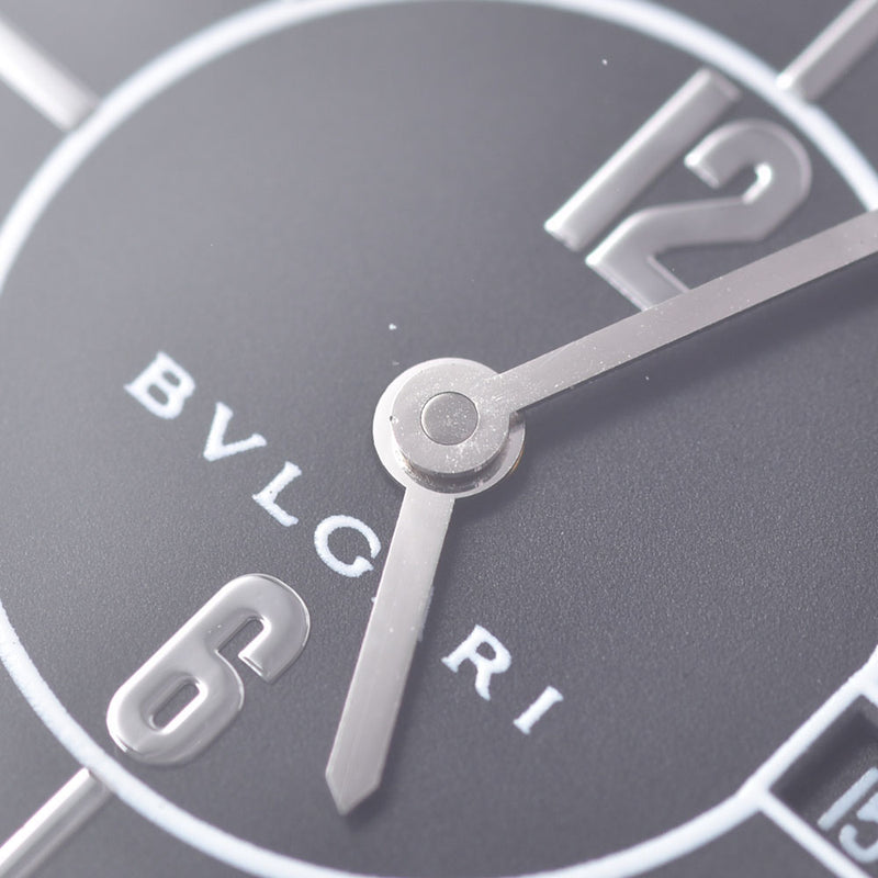 BVLGARI Bvlgari solo tempo 29 ST29S Womens SS watch Quartz Black Dial A Rank used silver stock