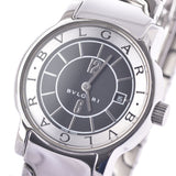 BVLGARI Bvlgari solo tempo 29 ST29S Womens SS watch Quartz Black Dial A Rank used silver stock