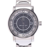 BVLGARI Bvlgari solo tempo 29 ST29S Womens SS watch Quartz Black Dial A Rank used silver stock