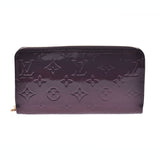 LOUIS VUITTON Louis Vuitton Verni Zippy Wallet Old Amarant Gold Hardware M93522 Ladies Monogram Verni Long Wallet New Same Used Ginzo