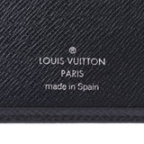 LOUIS VUITTON Louis Vuitton Taiga Portobier 3 Vole Aldwards (Black) M30422 Men's Leather Wallet B Rank Used Ginzo