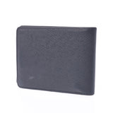 LOUIS VUITTON Louis Vuitton Taiga Portobier 3 Vole Aldwards (Black) M30422 Men's Leather Wallet B Rank Used Ginzo