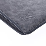 LOUIS VUITTON Louis Vuitton Taiga Portobier 3 Vole Aldwards (Black) M30422 Men's Leather Wallet B Rank Used Ginzo
