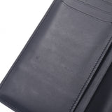 Berluti Berluti Santar Scrit Leather Long Wallet Calligraphy Ice Black Men's Leather Wallet AB Rank Used Ginzo