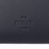 Berluti Berluti Santar Scrit Leather Long Wallet Calligraphy Ice Black Men's Leather Wallet AB Rank Used Ginzo