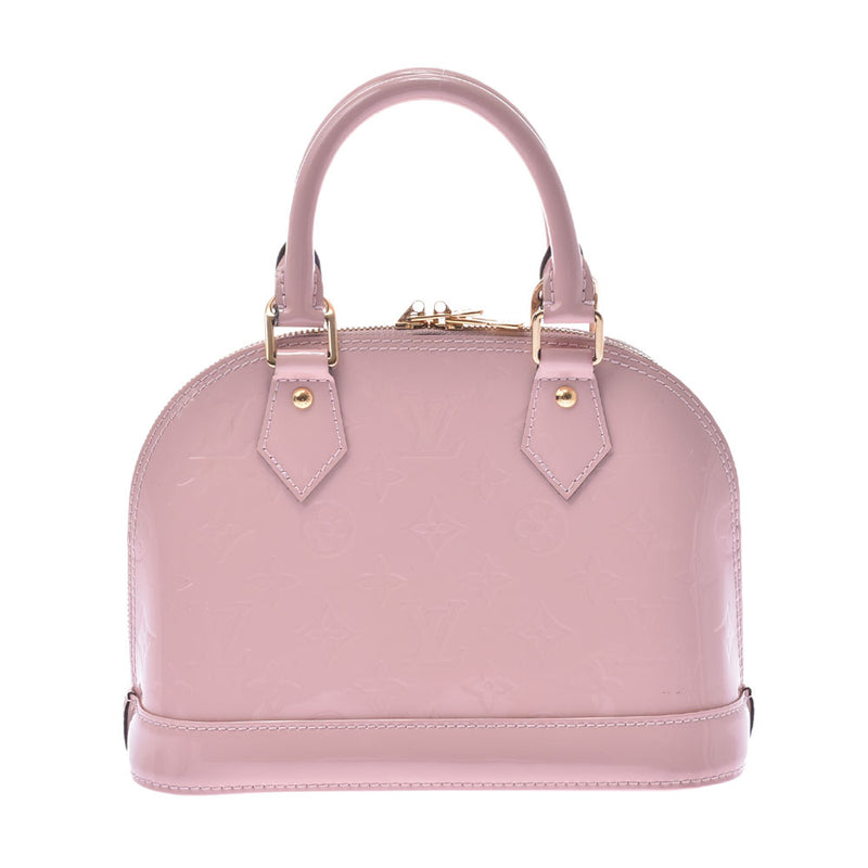 Louis Vuitton VERNIS Alma BB2 way bag rose barreeen m50415 ladies Monogram VERNIS handbag B