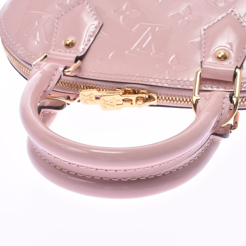 Louis Vuitton VERNIS Alma BB2 way bag rose barreeen m50415 ladies Monogram VERNIS handbag B