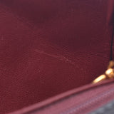 CHANEL Chanel mini-matelasse chain shoulder bag black gold metal fittings Lady's lambskin shoulder bag B rank used silver storehouse