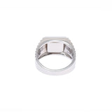 Other seal rings No. 19 unisex PT900 Platinum ring / ring A rank used Ginzo