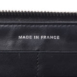 Chanel Chanel Matrasse Brillet Round Fastener Long Wallet Black Silver Fixtures Women's Enamel Long Wallet B Rank Used Sinkjo