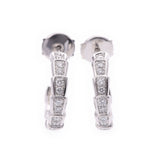 BVLGARI Bulgari Cellpentiviper Ladies K18WG / Diamond Earrings A-Rank Used Silgrin