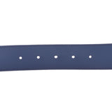 GUCCI Gucci Interlocking G Backol 80 cm Autlett Navy Gold fittings 546386 Menz Leather Belt B rank used silver storey