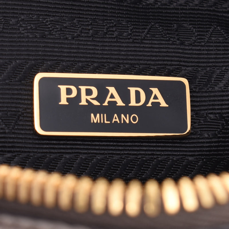 PRADA プラダ グレー ゴールド金具 1BH157 レディース レザー ショルダーバッグ 未使用 銀蔵