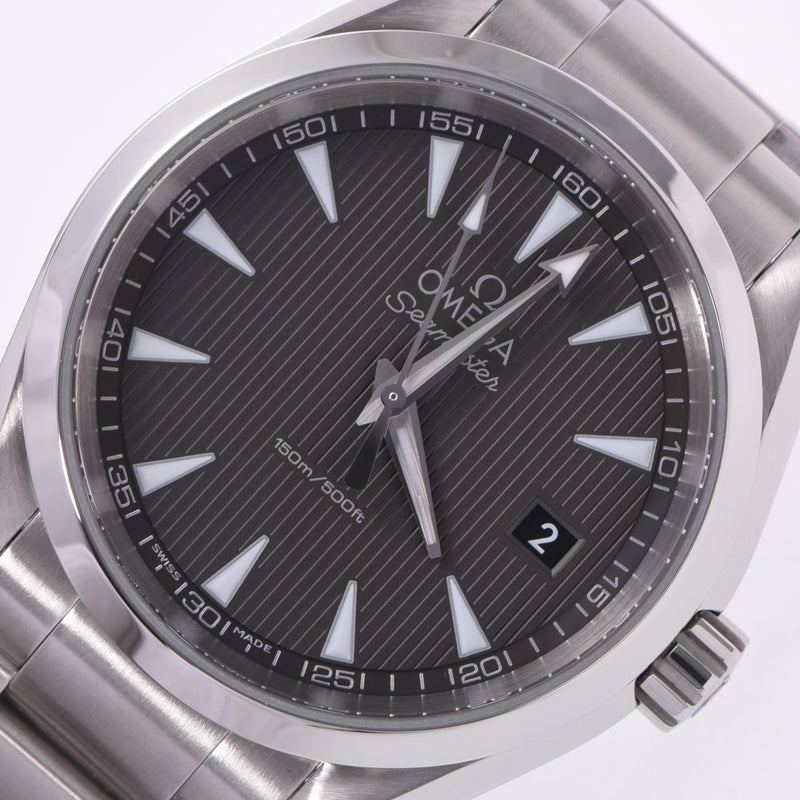 Omega omega Seamaster Aquatera 231.10.39.61.06.001男士SS手表石英灰色桌A级使用Silgrin