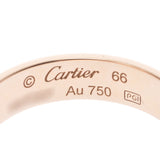 CARTIER カルティエ ラブリング #66 ユニセックス K18YG リング・指輪 Aランク 中古 銀蔵