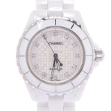 Chanel Chanel J12 38mm 12P钻石Ginza Boutique 5周年纪念限量H2512男士陶瓷/ SS手表自动伤口白色壳图AB排名使用水池