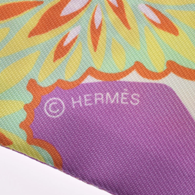 HERMES エルメス ツイリー 三美神/The three graces 紫/青/緑系 レディース シルク100% スカーフ 未使用 銀蔵