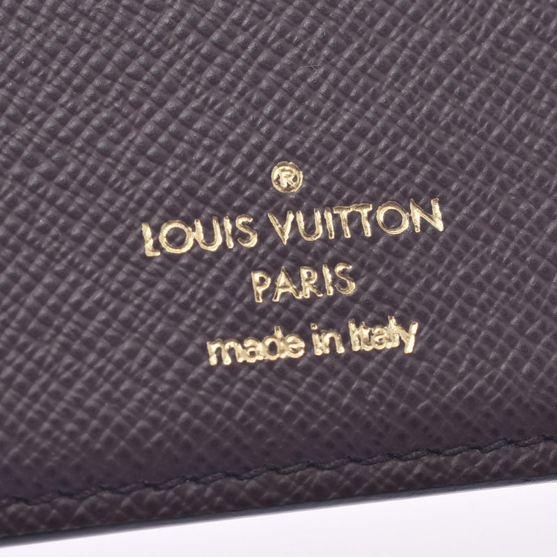 Louis Vuitton Louis Vuitton Damier Portfoille Normandy Rose Valerine N60043 Women's Dumie Camp Bath Two Folded Wallet AB Rank Used Silgrin