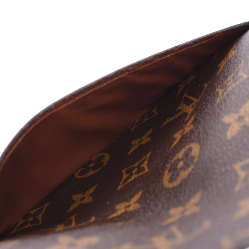 LOUIS VUITTON Louis Vuitton monogram portofoy Sara Brown M60531 unisex monogram canvas long wallet B-rank used silver