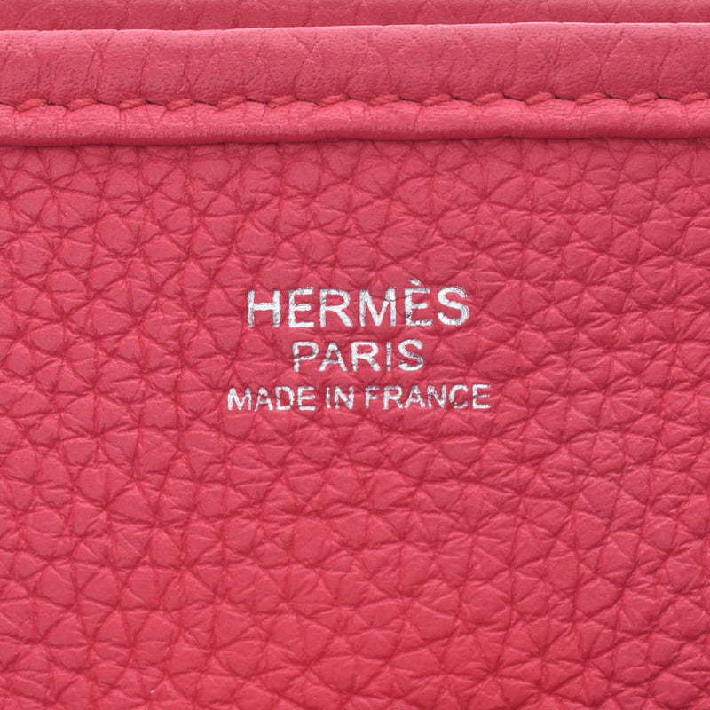 Hermes Hermes Evelin 3 PM Rose Extreme Silver Bracket D Engraved (around 2019) Ladies Triyo Clemance Shoulder Bag A-Rank Used Silgrin
