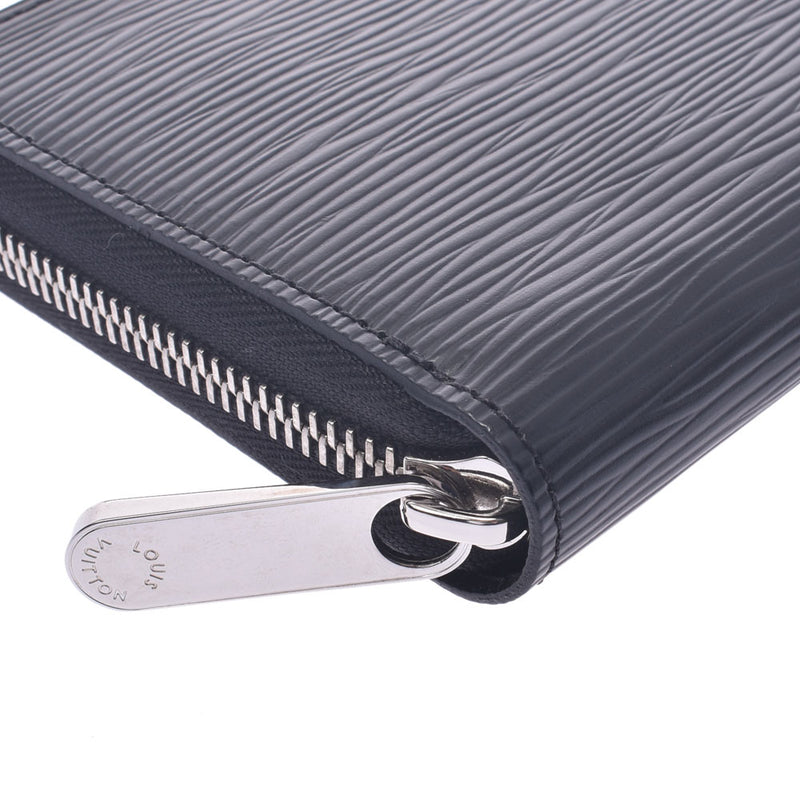 Louis Vuitton Louis Vuitton Epi Zippy Wallet Noir Silver Bracket M61857 Unisex Epilazer Long Wallet Unused Silgrin