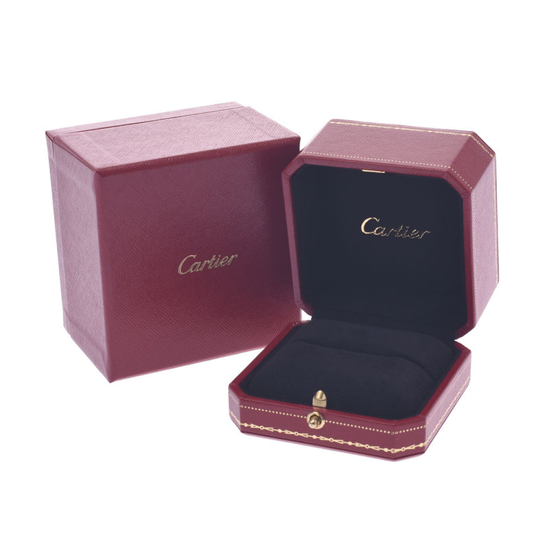 CARTIER CARTIER C DUMIDIER婚戒＃50 1P钻石号码10名女士K18PG环/环A级使用的水池