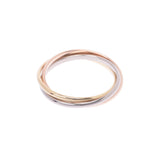 Cartier Cartier Trinity Ring XS Slee Color # 51 11 Ladies K18 YG / WG / PG Ring / Ring A Rank Used Sink