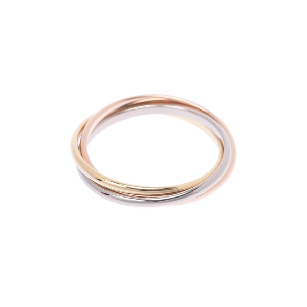 Cartier Cartier Trinity Ring XS Slee Color # 51 11 Ladies K18 YG / WG / PG Ring / Ring A Rank Used Sink