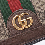 GUCCI Gucci Off Dispertise Wallet Breege 523155 Women GG Sprim Canvas Caul Folded Wallet B Rank Used Sinkjo